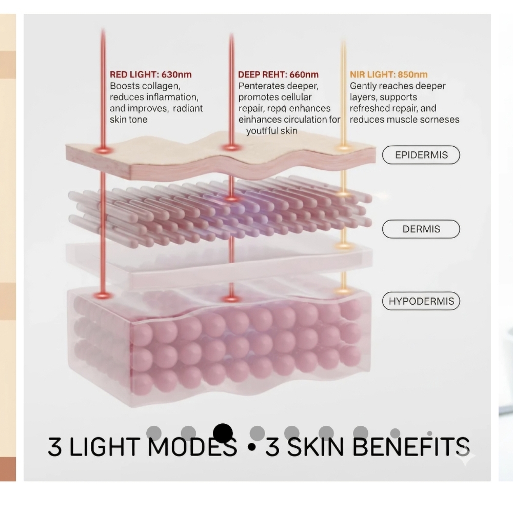 Numiere Feather LED Mask - Picture 7 of 14